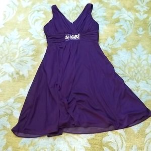 Plum A-line Dress - Size 12